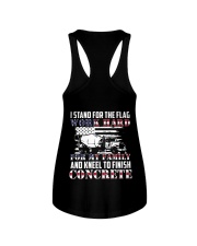 Kneel To Finish Concrete Ladies Flowy Tank tile