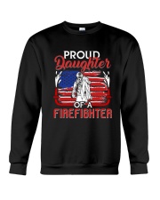 Proud Daughter Firefighter Crewneck Sweatshirt thumbnail
