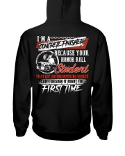 Concrete Finisher Because Your Honor Roll Student Hooded Sweatshirt thumbnail