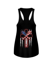 Plumber Cross Flag Ladies Flowy Tank thumbnail