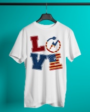 Love Electrician Classic T-Shirt lifestyle-mens-crewneck-front-3