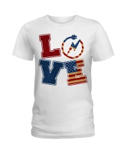 Love Electrician Ladies T-Shirt thumbnail