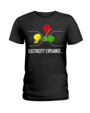 ELECTRICITY EXPLAINED Ladies T-Shirt tile
