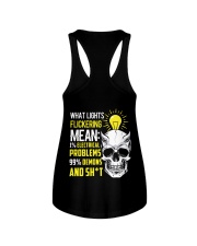 Electrician Lights Flickering Ladies Flowy Tank tile