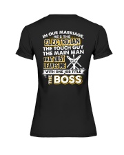 In Our Marriage He's The Electrician Premium Fit Ladies Tee thumbnail