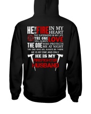 He Is My Firefighter Husband Hooded Sweatshirt tile