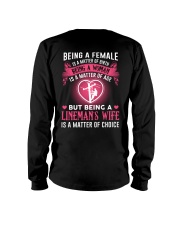 Lineman's Wife Is A Matter Of ChOice Long Sleeve Tee tile