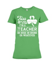 Kiss Me I'm A Teacher Tee Premium Fit Ladies Tee tile