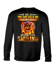 Firefighter I Was Smiling Crewneck Sweatshirt thumbnail
