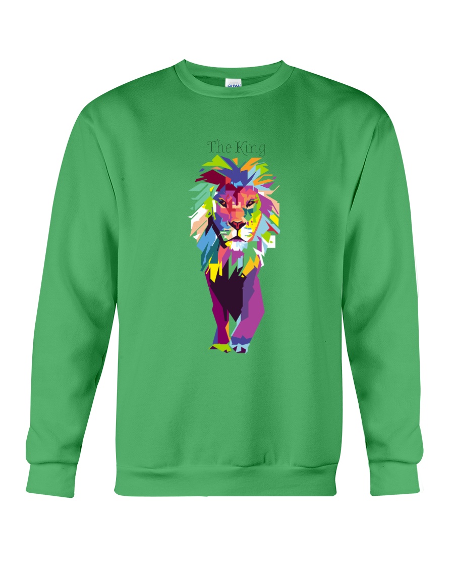 Lion Popart Portrait Crewneck Sweatshirt