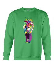 Lion Popart Portrait Crewneck Sweatshirt front