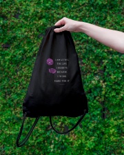 Empowered Women Drawstring Bag lifestyle-drawstringbag-front-3