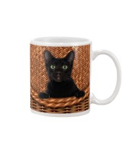Black Cat Rattan Mug thumbnail