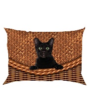 Black Cat Rattan Rectangular Pillowcase thumbnail