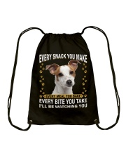 Jack Russell Terrier Watching Drawstring Bag tile