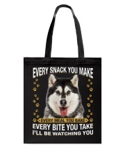 Alaskan Malamute Watching Tote Bag tile