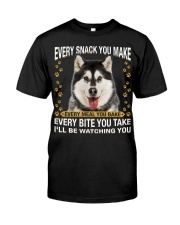 Alaskan Malamute Watching Premium Fit Mens Tee tile