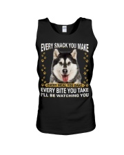 Alaskan Malamute Watching Unisex Tank tile