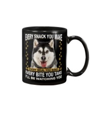 Alaskan Malamute Watching Mug tile