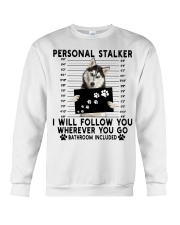 Siberian Husky Follow You Crewneck Sweatshirt tile
