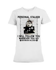 Siberian Husky Follow You Premium Fit Ladies Tee tile