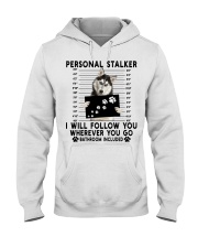 Siberian Husky Follow You Hooded Sweatshirt tile