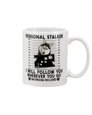 Siberian Husky Follow You Mug tile