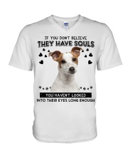 Jack Russell Terrier Have Souls V-Neck T-Shirt tile