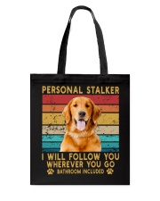 Golden Retriever Personal Stalker Tote Bag tile