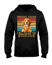 Golden Retriever Personal Stalker Hooded Sweatshirt tile