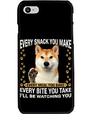 Shiba Inu Watching Phone Case tile