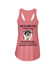 Australian Shepherd A Baby Ladies Flowy Tank tile
