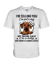 Rhodesian Ridgeback A Baby V-Neck T-Shirt tile