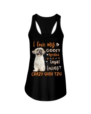 Shih Tzu Goofy Ladies Flowy Tank tile