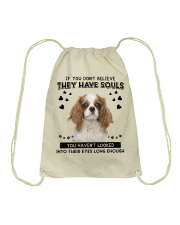 Cavalier King Charles Spaniel Have Souls Drawstring Bag tile