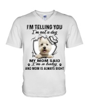 West Highland White Terrier A Baby V-Neck T-Shirt tile