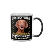 Vizsla Watching Color Changing Mug tile