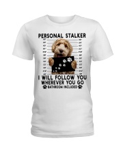 Labradoodle Follow You Ladies T-Shirt tile