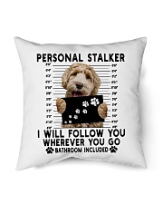 Labradoodle Follow You Indoor Pillow tile