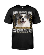 Australian Shepherd 2 Watching Premium Fit Mens Tee tile