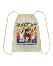 Chihuahua Make Me Happy Drawstring Bag tile