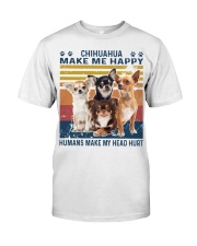 Chihuahua Make Me Happy Premium Fit Mens Tee tile