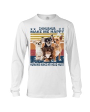 Chihuahua Make Me Happy Long Sleeve Tee tile
