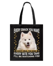 Samoyed Watching Tote Bag tile