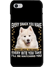 Samoyed Watching Phone Case tile