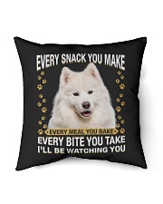 Samoyed Watching Indoor Pillow tile