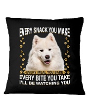 Samoyed Watching Square Pillowcase tile