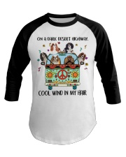 Cavalier King Charles Spaniel Cool Wind Baseball Tee tile