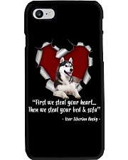 Siberian Husky 2 Steal Heart Phone Case tile
