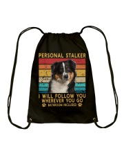Australian Shepherd 3 Personal Stalker Drawstring Bag tile